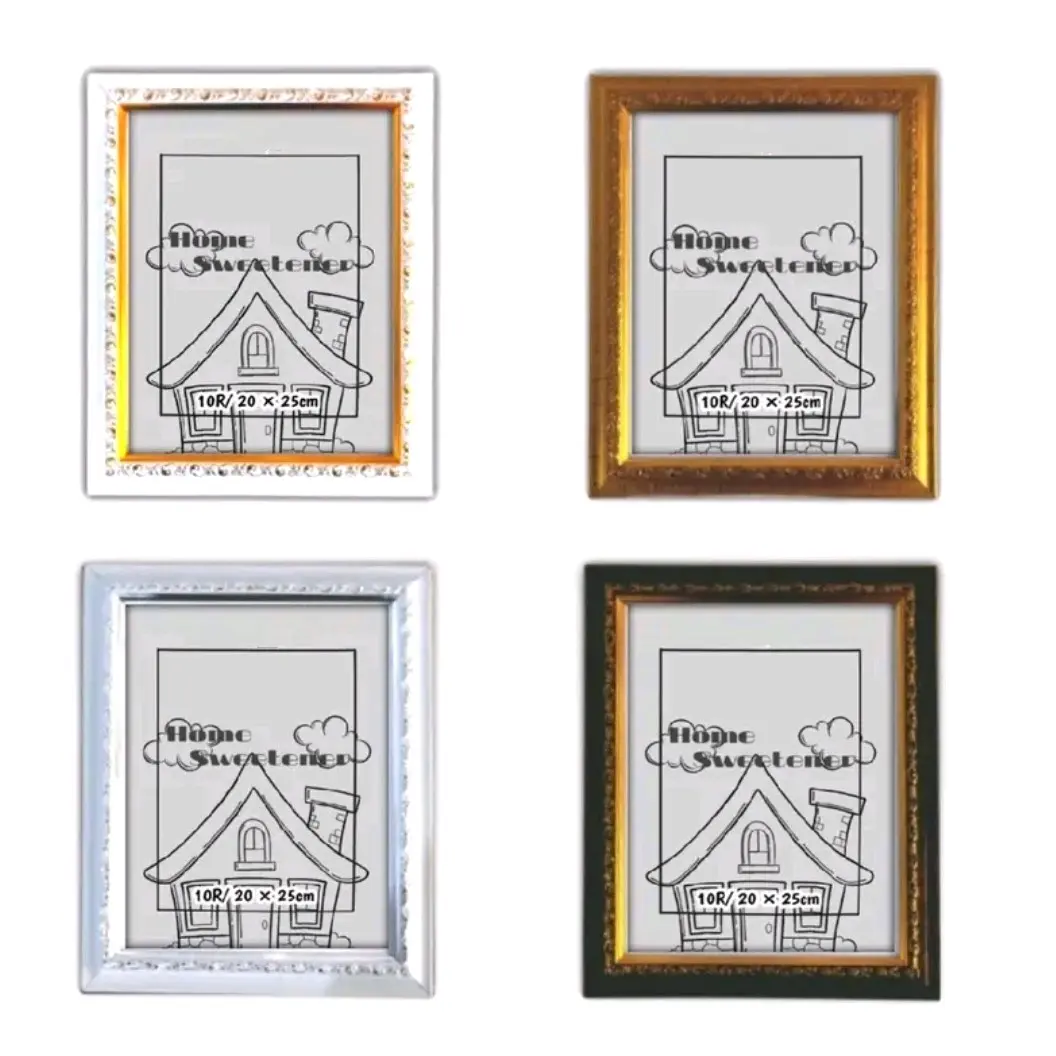 (ISI 4 PCS) Paketan Frame Bingkai Foto Kaca Saja tanpa Cetakan Foto 10R (20 x 25 cm) Keren Aesthetic