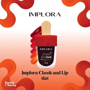 IMPLORA Cheek & Liptint / Lip Tint / Ice Cream 5.5gr Gloss Lipstick