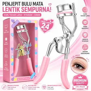 Penjepit Bulu Mata Sisir Eyelash Curler Pelentik Bulu Mata Awet Tahan Lama Warna RANDOM untuk Eyeliner dan Alis