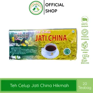 Teh Celup Jati China Hikmah Original Per Box isi 20 Teabag