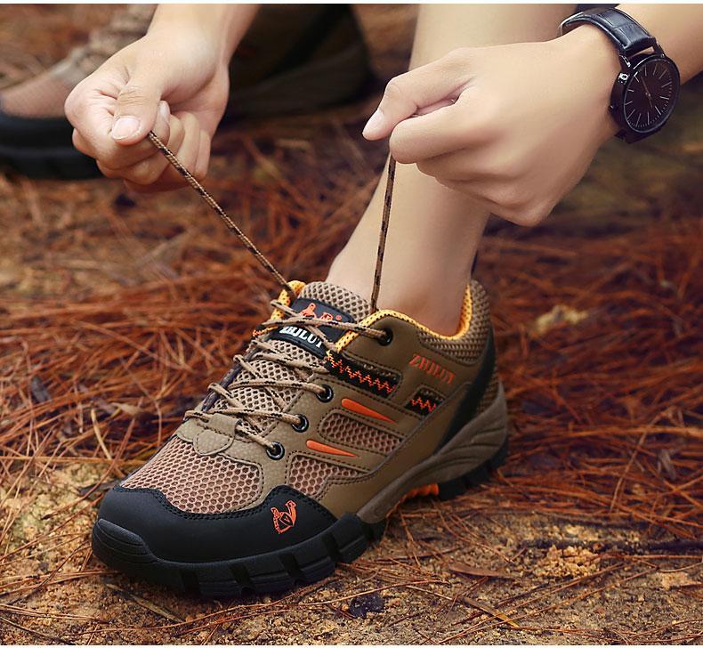 Product Introduction of New Fashion Breathable Hollow Thick-soled Mesh Shoes 36-44 Men's Simple Non-slip Cushioning Wear-resistant Outdoor Hiking Shoes Daily Comfortable Soft-soled Casual Sneakers 21