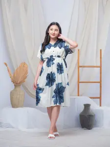 Daster Manohara Dress Bali Jumbo LD 120 Motif Bunga Cantik Karet Busui Bumil Dress Wanita Bali Baju Tidur Nyaman Rayon  Lembut Kancing