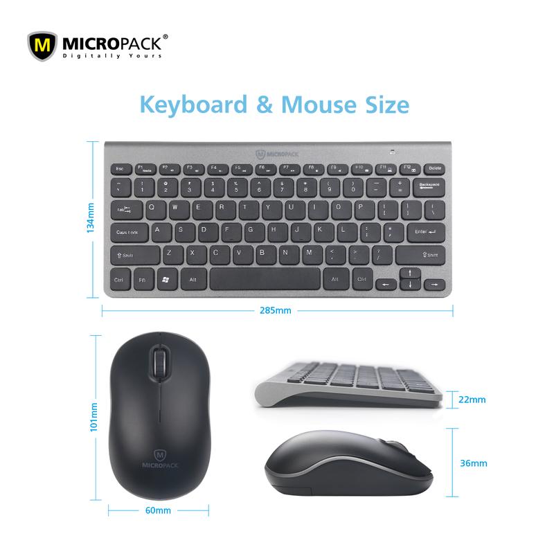 Product Introduction of Slim Wireless Mouse and Keyboard Combo KM-218W 13