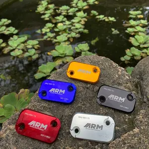 ARM COVER Tutup master rem YAMAHA HONDA NMAX AEROX LEXI BEAT SCOOPY VARIO aluminium FULL CNC  Motorcycle