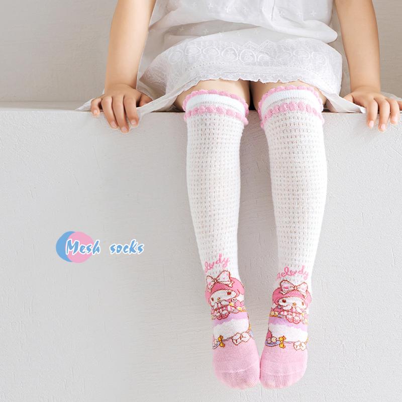 Twinkle Margie Kaos Kaki Panjang Anak Kaos Kaki Selutut Sanrio Kuromi Melody Cinnamorol Fashion 4