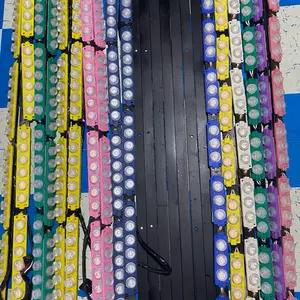 Lampu rotator/light bar panjang 12/24 volt menggunakan plat besi