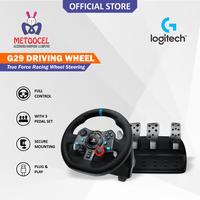 Gambar Logitech G29 Driving Force Racing Wheel PC & PlayStation 3 4 5 PS3 PS4 PS5 dengan Pedal Rem Nonlinear Sensor Hall-Effect 900 Derajat USB 2.0 Force Feedback Dual-Motor - Lampu, Adaptor dari Metoocel Official Kota Administrasi Jakarta Barat 1 Tokopedia