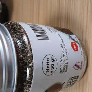 NUTRIPEDIA CHIA SEED 150GR BLACK CHIA SEED NATURAL ORGANIK