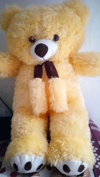 Product Review of boneka teddy bear syal telapak 75cm from a**😱 0