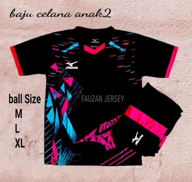 Product Introduction of stelan baju jersey anak anak umr 6-13 th kaos bola voli futsal cwe cowo Sport Outdoor 13