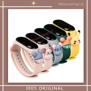 Allbeautythings_id Jam Tangan Anak Digital LED Karakter Motif Kartun Tampilan Waktu Tanggal Detik Bahan Silikon Berat 25Gr Original