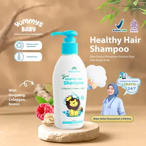 YummysBaby Shampoo Tanpa SLS/SLES Penumbuh Rambut Anak & Bayi 100ml | Bantu Rambut Lebat dan Sehat