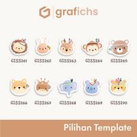 Gambar [35-70 pcs] Stiker Nama Alat Tulis Sekolah GISS261-270 by Grafichs - GISS261 dari Grafichs Kab. Bogor 2 Tokopedia