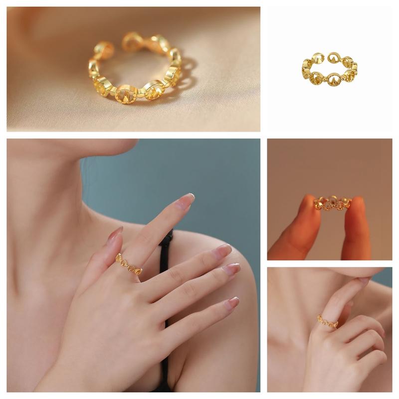 Stackable Rings Dainty Open Knuckle Ring Stacking Bands Joint Finger Rings for Women 8