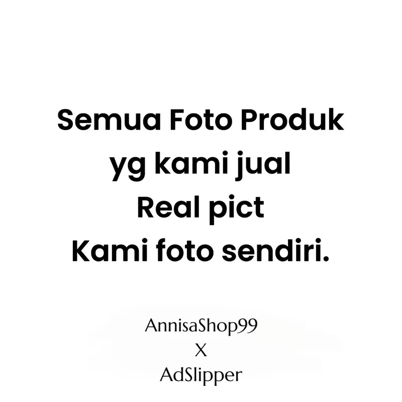AN -  Promo Sandal Slop Slip On Distro Casual Pria Wanita Dewasa 2