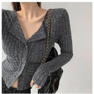 S.Y Rajut Lengan Panjang Wanita Long Sleeve Polos Korean Style Atasan Casual Knitwear Fit Simple Top
