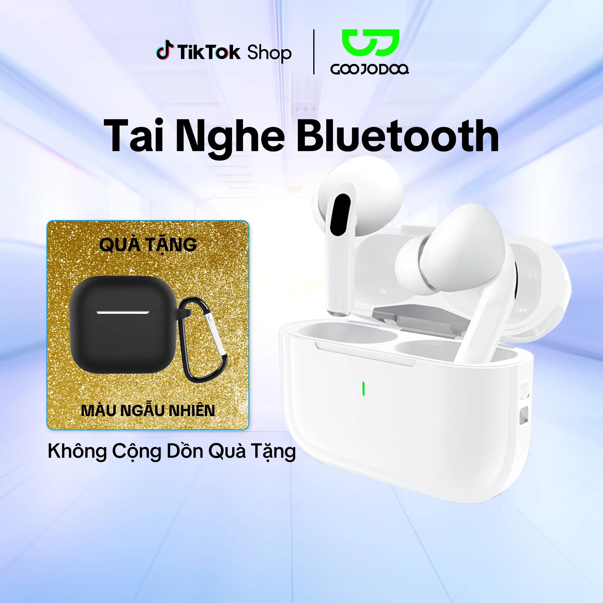 Tai nghe Bluetooth mới 2026 , giảm tiếng ồn , chất lượng cao, thời gian nghe 3-6h. âm thanh chân thực, cảm ứng chạm Nhét Tai Nghe Nhạc Earphone