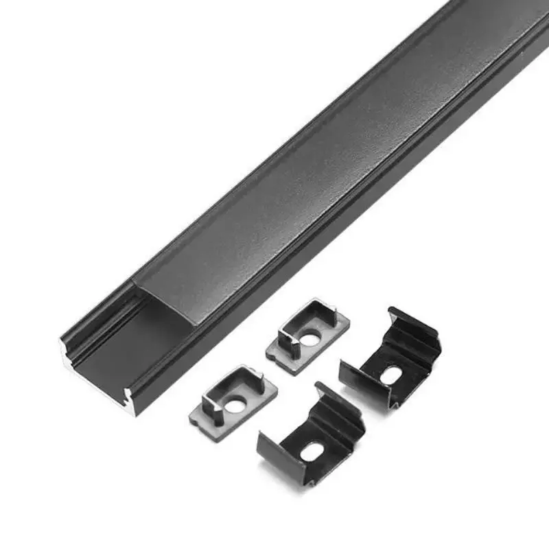 READY STOCK -Led channel Strip Light Aluminium Casing Profile Track Housing