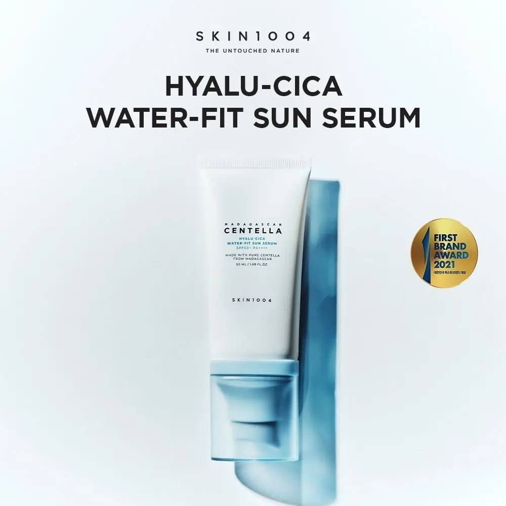 SKIN1004 Madagascar Centella Hyalu-Cica Water-Fit Sun Serum 50ml Sunscreen Kulit Sensitif