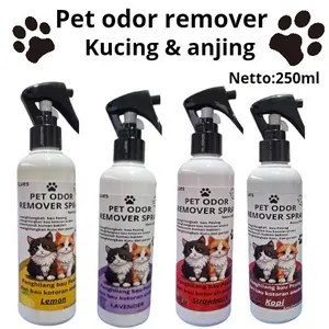 pet odor remover spray penghilang bau Pesing dan kotoran netto 250ml deodoran multipak