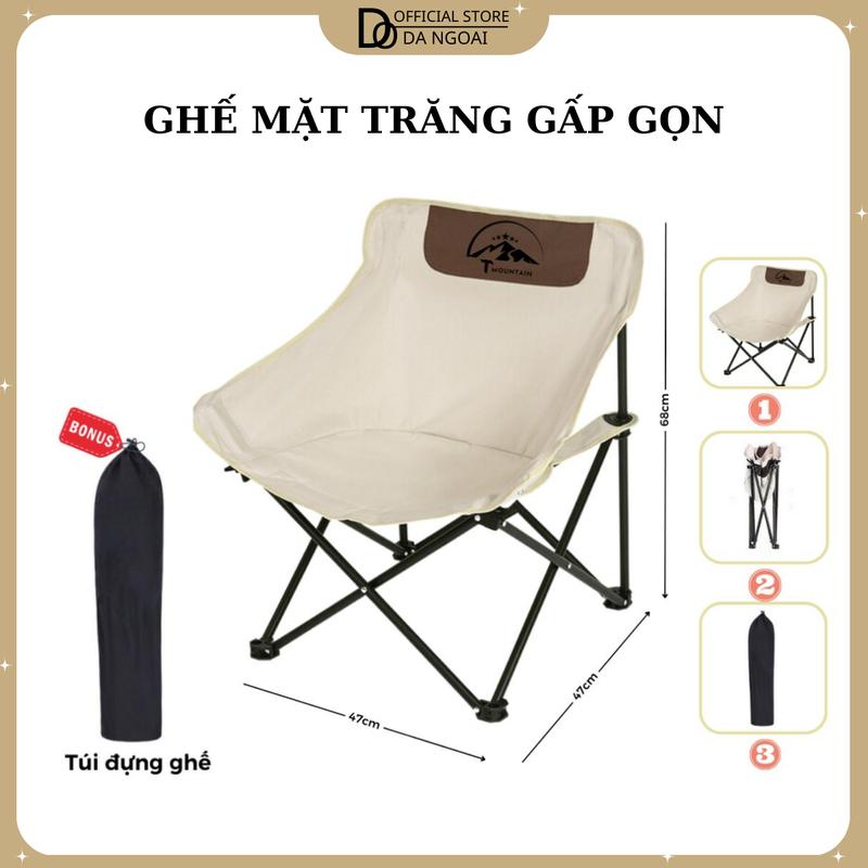 ghế camping gấp gọn Tmountain Ghế Xếp Dã Ngoại Du Lịch Ngoài Trời Chịu Tải 150kg Gọn - Nhẹ - Bền