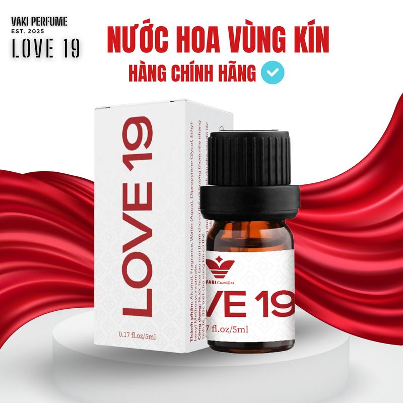 Love 19 nước hoa nữ thơm cuốn có che tên 5ml - Hàng Chính Hãng