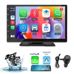 🔥HIPPCRON 9" ワイヤレス CarPlay 車載ディスプレイ   ✨CarPlayとAndroid Auto対応 NO WIRES!   ✨CCDリアカメラ | BT 5.0 | USB/TF/AUX   🚗すべての車に適合 12V-24V | PLUG & PLAY!