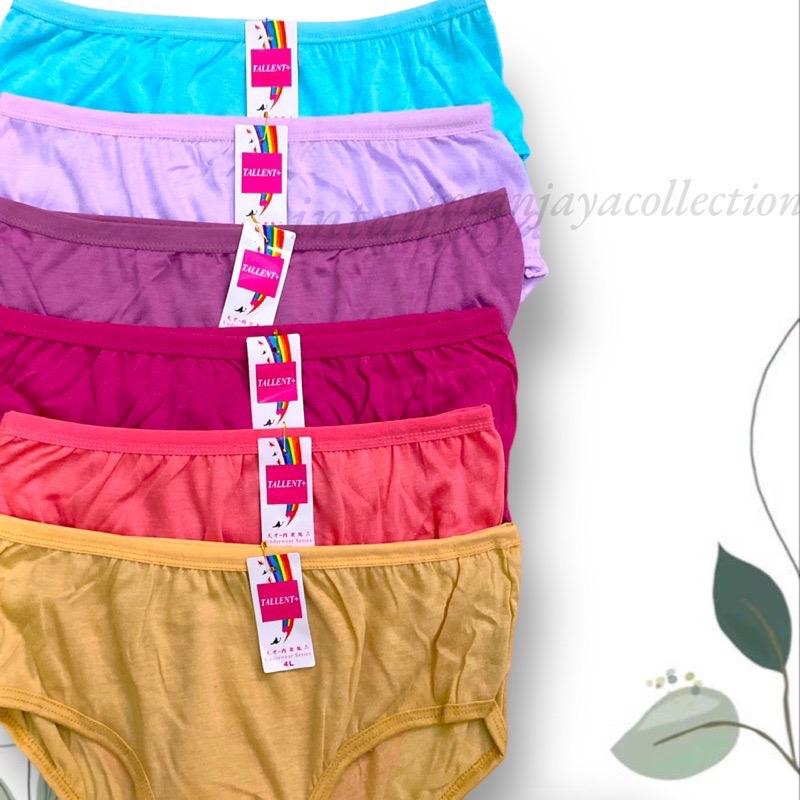 ￼{PROMO MURAH} 6 PCS CELANA DALAM WANITA DEWASA POLOS MULTIWARNA PREMIUM BAHAN KATUN LEMBUT ADEM Nyaman Pendek Motif Remaja 5