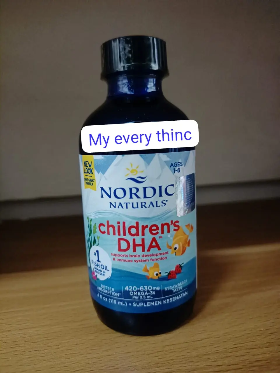 Nordic naturals Children'S Dha 300 mg Chewable Soft gels 90 Count Strawberry Taste - Vitamin Anak DHA 300 mg Kapsul Lunak Rasa Strawberry
