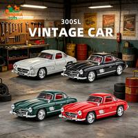 Gambar GEMBIRA TOYS Mobil Mainan 1:32 Mercedes-Benz 300SL Diecast Alloy Classic Car, Lampu Suara, Pull Back, Pintu Buka 4 Sisi - Red dari GEMBIRA TOYS Mall Kab. Tangerang 1 Tokopedia