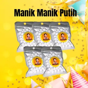 MANIK MANIK PUTIH UNTUK HIASAN JILBAB MOTE MOTE KERUDUNG