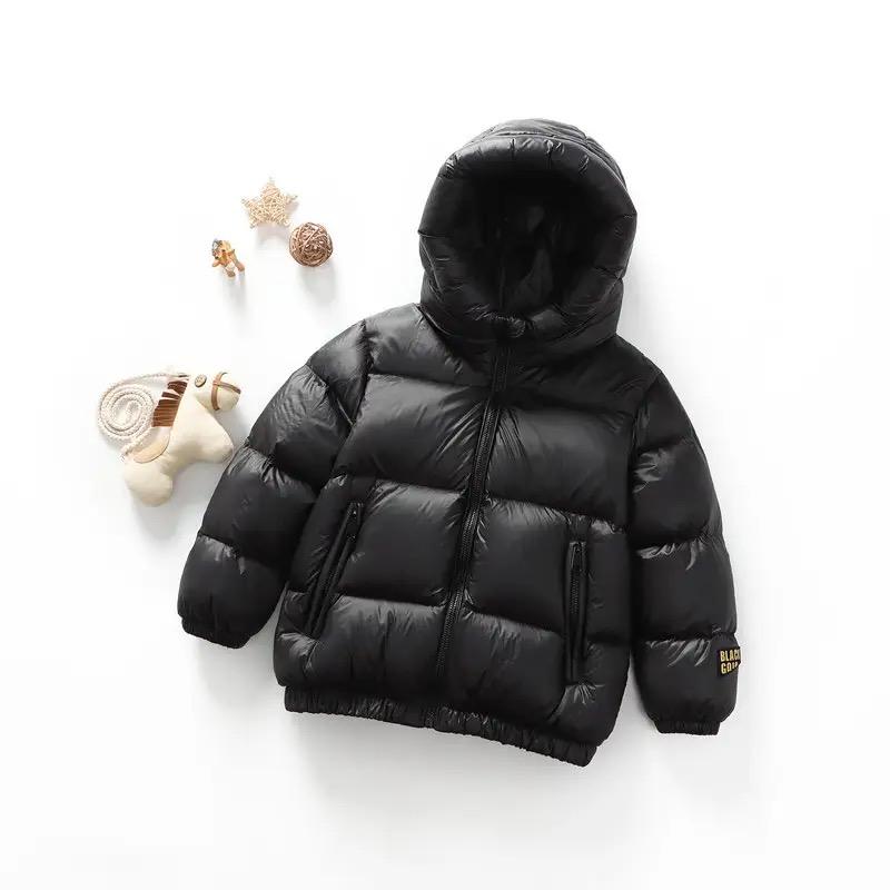 jaket puffer kids / jaket anak gelembung usia 1-12 tahun hangat untuk sianak Perempuan size l (3-4th) ziper hitam jaket & mantel Abu Biru 3
