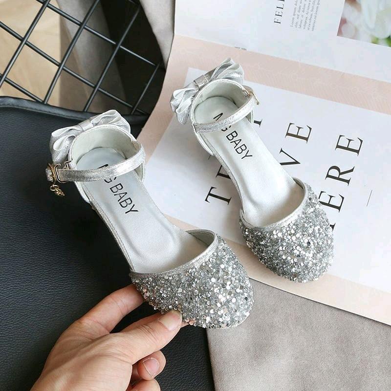 SEPATU PESTA ANAK GLITTER PITA BELAKANG 2