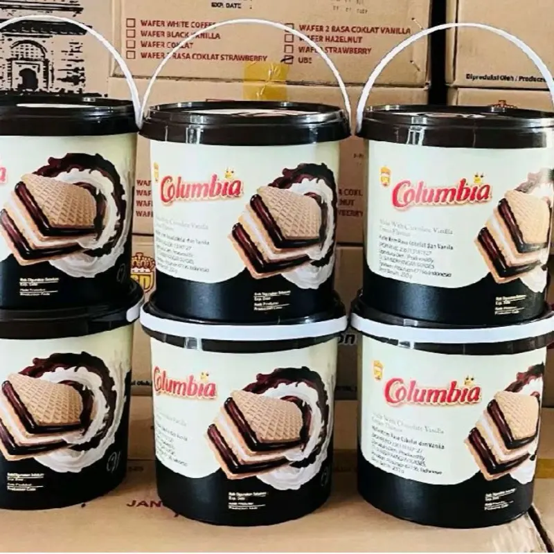 (1 Dus / 6 Timba ) Wafer Columbia Timba 1 karton all varian - Shop ...