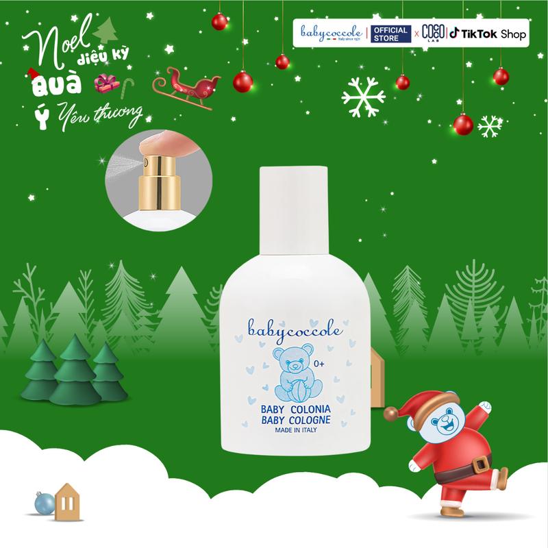  Nước hoa cho bé Babycoccole 0M+ an toàn cho trẻ sơ sinh & em bé chiết xuất hoa sen 50ml-100ml 