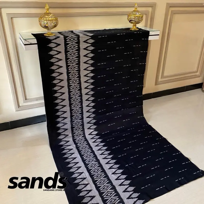 Kain Printing Motif Tenun Etnik Banket Bahan Katun Prima Halus Adem Tebal Motif Simpel Elegan Modern