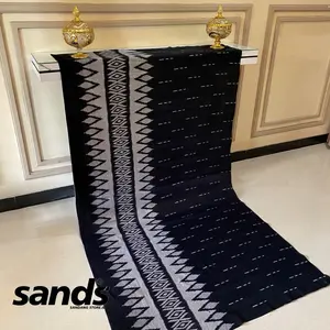 Kain Printing Motif Tenun Etnik Banket Bahan Katun Prima Halus Adem Tebal Motif Simpel Elegan Modern