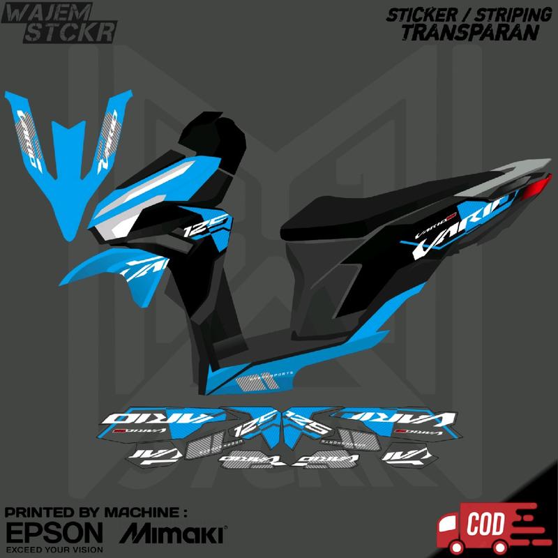 STRIPING TRANSPARAN VARIO 125 NEW 2023 GEN 2 CUSTOM MALAYSIA 7