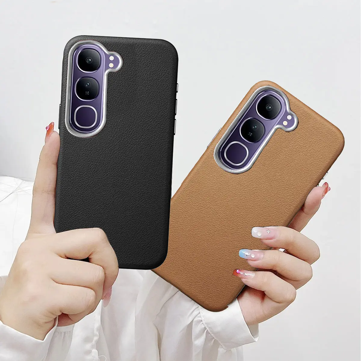 Case FOR Vivo V40 Lite Terbaru Motif Luxury Leather Slim Shockproof Premium Softcase