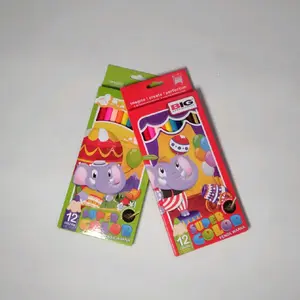 Pensil Warna Big Super Color Isi 12 Warna - Stationery