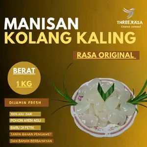 MANISAN Kolang Kaling Rasa Original Super Premium Berat 1kg Kualitas Terbaik Dijamin Fresh Tanpa Bahan Pengawet