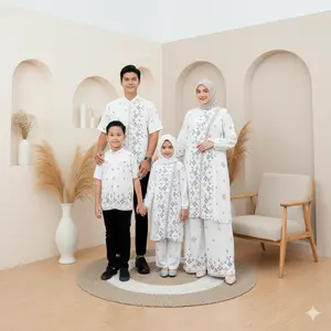 Senada Family Set Sarimbit Couple Lebaran Rayon Premium Jumbo Busui Setelan Atasan Bawahan Wanita Celana Kulot Panjang Kemeja Dewasa Anak Adem Tebal Nyaman
