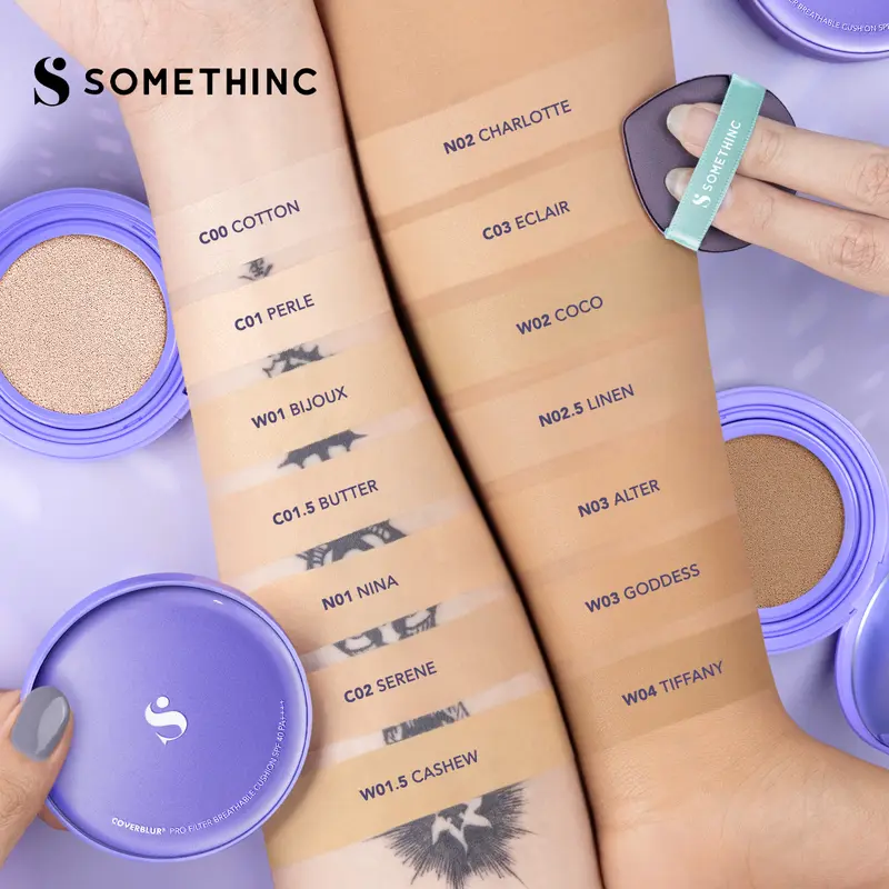 SOMETHINC COVERBLUR Pro Filter Breathable Cushion SPF 40 PA++++ - REFILL 4