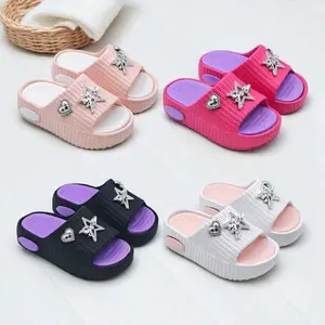 Sandal Anak Perempuan Slop Variasi Alb2513 Fashion Bahan Tebal EVA Nyaman Anti Licin Size 24-35