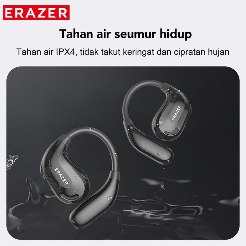 Headset Terjemahan AI ERAZER XT66 Pro Earphone Bluetooth Open Ear Kualitas Suara HiFi Tahan Air IPX5 Dapat Menerjemahkan Ke 134 Bahasa Earbud Nirkabel 6