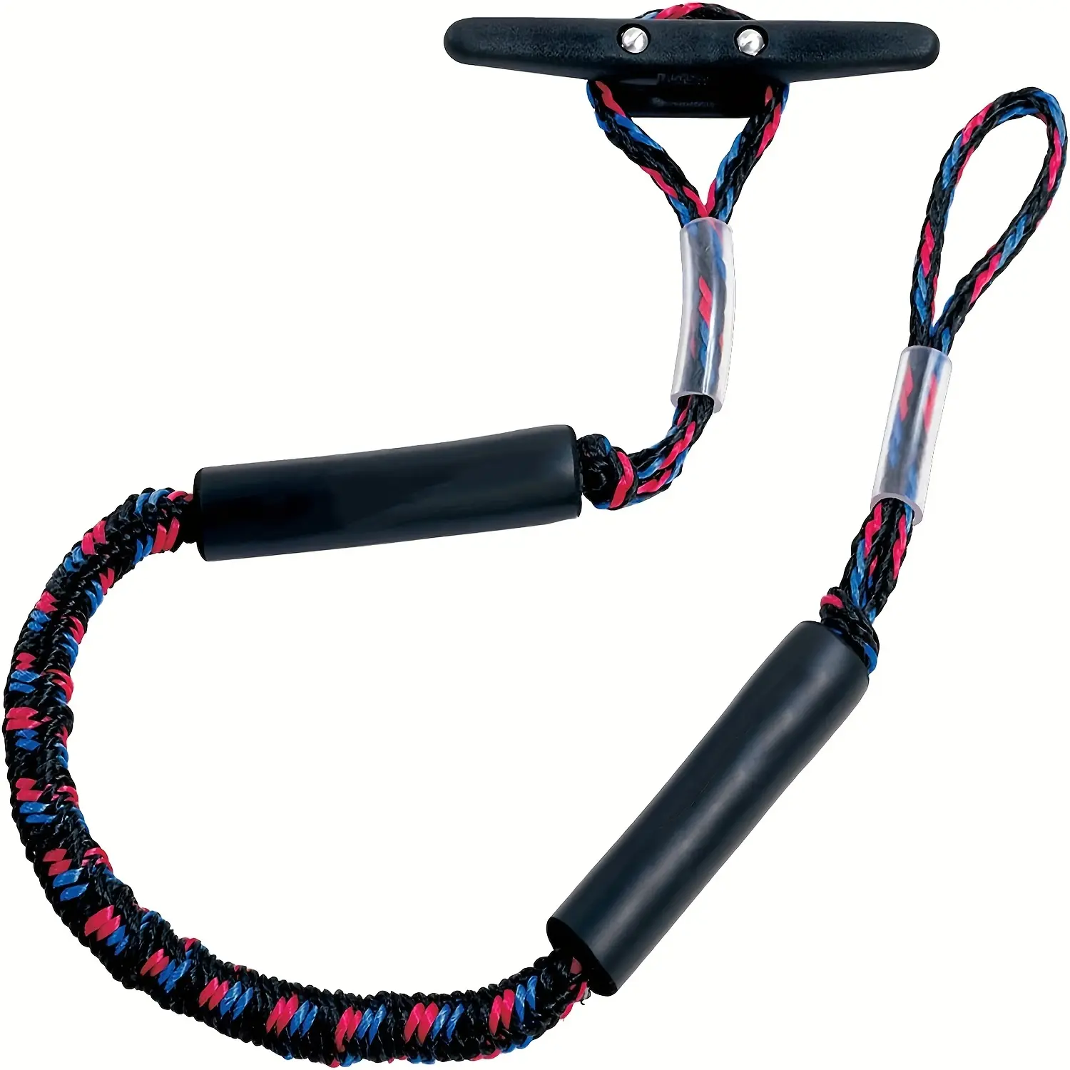 4ft 2200lbs Bungee Dock Line Anchoring Line Mooring Rope for Boat