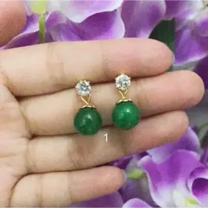 promo Anting giok wanita impor model terbaru dan terlaris