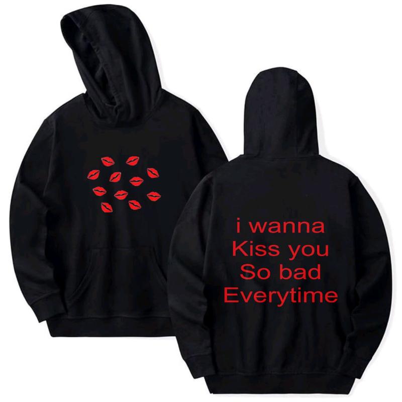 HOODIE SWEATER KISS UNISEX HIGH QUALITY PREMIUM DISTRO Fleece Tebal Wanita Pria 0