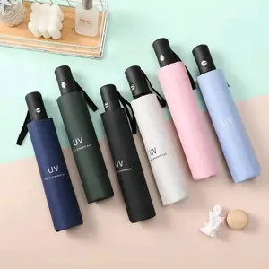 Payung Lipat UV Protection dengan Botol UV Perlindungan Terbaik untuk Anda Lipat Sol Punk Ulterior watak Chehaan Free Sarung Manual