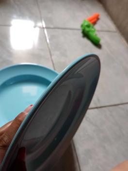 Product Review of Promo 1 Lusin Piring Melamin Asli SNI Model Bulat Besar Dan Tahan Panas from m**a s**🧕 2